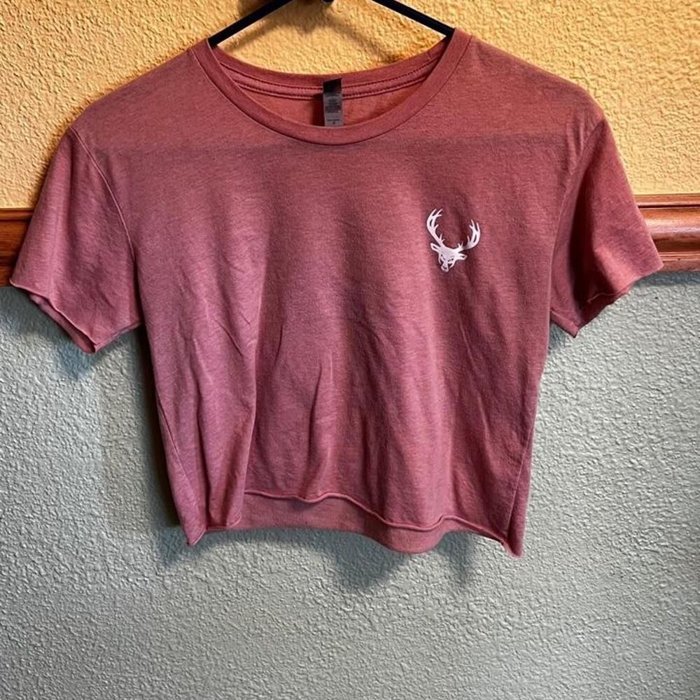 Unbranded Women's Pink and Red T-shirt